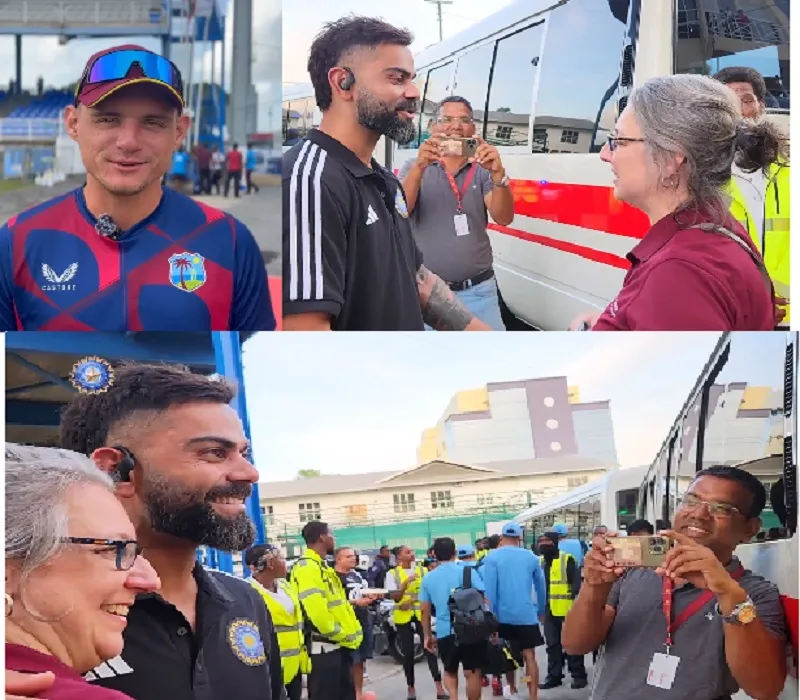 VIDEO : वो मेरे लिए नहीं Virat Kohli को देखने आईं थीं...Joshua Da Silva ने किया खुलासा, कैसे उनकी मां का दिन बन गया