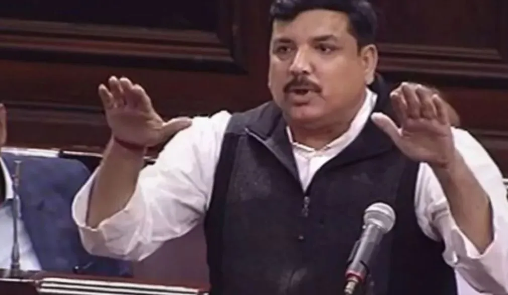 आप सासंद संजय सिंह राज्यसभा से पूरे सत्र के लिए निलंबित, सदन की कार्यवाही को बाधित करने पर सभापति ने लिया एक्शन 