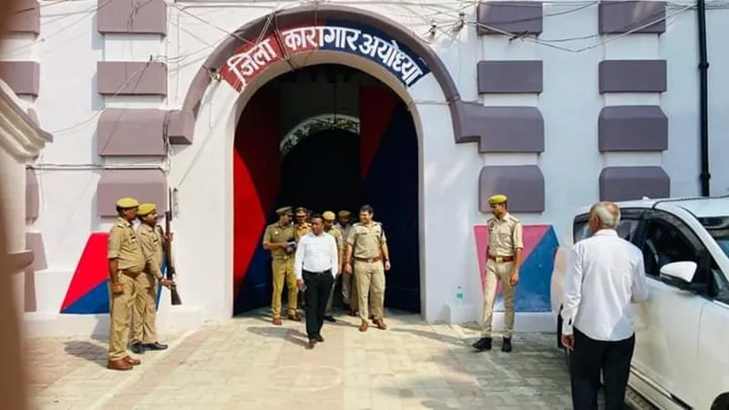 अयोध्या: रक्षाबंधन के दिन डीएम और एसएसपी का जेल पर छापा