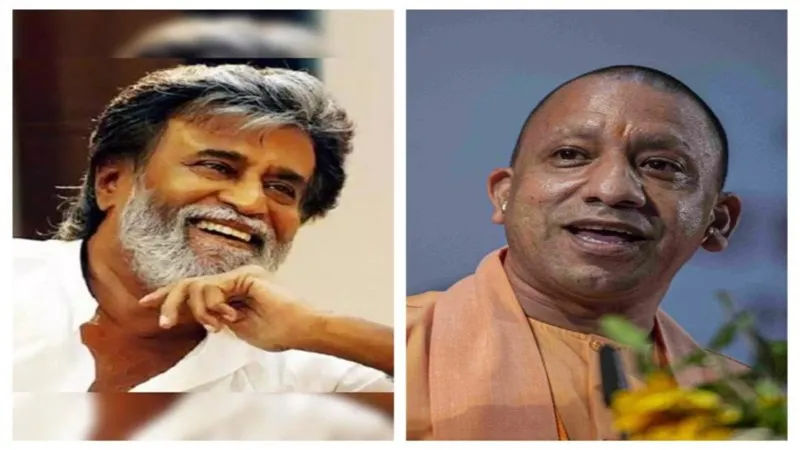 लखनऊ पहुंचे अभिनेता रजनीकांत, सीएम योगी के साथ देखेंगे फिल्म जेलर