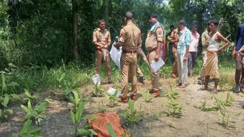 बहराइच: खेत में मिला अज्ञात नवजात का शव, जांच में जुटी पुलिस