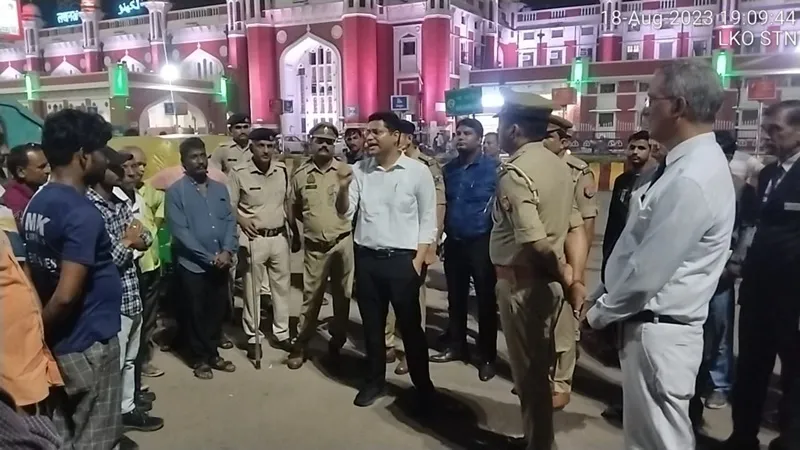 लखनऊ: स्टेशन निदेशक ने चलाया अभियान, सर्रकुलेटिंग एरिया में खड़ी 32 अवैध वाहनों का चालान