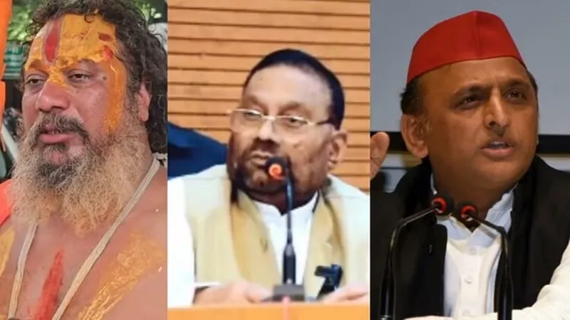 अखिलेश यादव से मिलने पहुंचे महंत परमहंस दास, बोले- स्वामी प्रसाद को सपा से करें बाहर