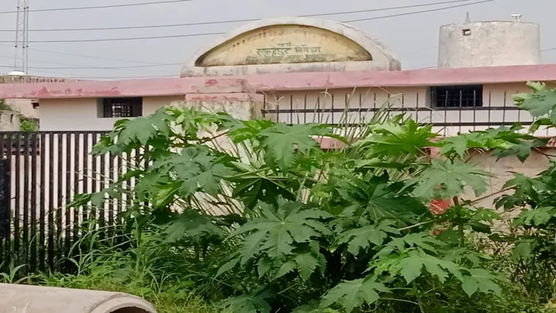 अयोध्या: झाड़ियों में खो गया नगर पंचायत का सामुदायिक शौचालय, एक वर्ष से लटका है ताला