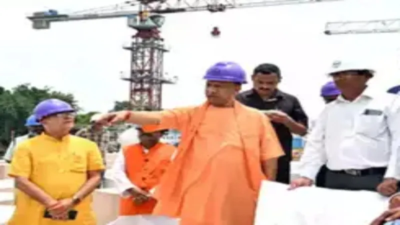 आज अयोध्या जायेंगे CM योगी, मंदिर निर्माण का लेंगे जायजा 