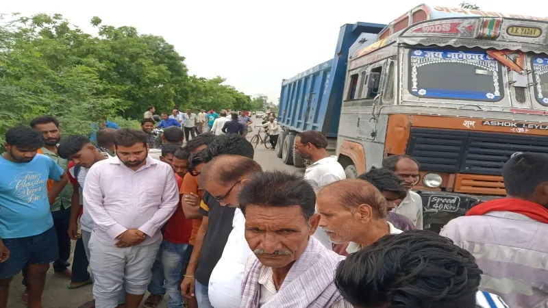Unnao Accident : ट्रक ने साइकिल सवार किसान को रौंदा, मौत 