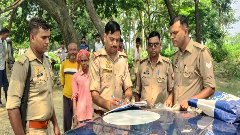 बहराइच : पानी में पड़ा मिला अज्ञात युवक का शव, जांच में जुटी पुलिस 