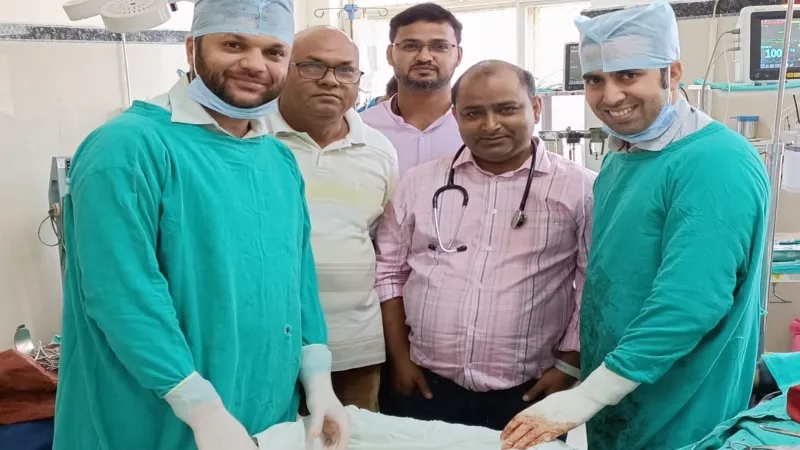 बहराइच मेडिकल कॉलेज में पहली बार हुआ ब्रेस्ट ट्यूमर का आपरेशन 