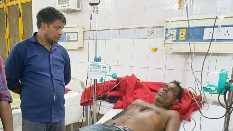 बहराइच में ट्रेन से युवक का एक पैर कटा, हालत गंभीर 