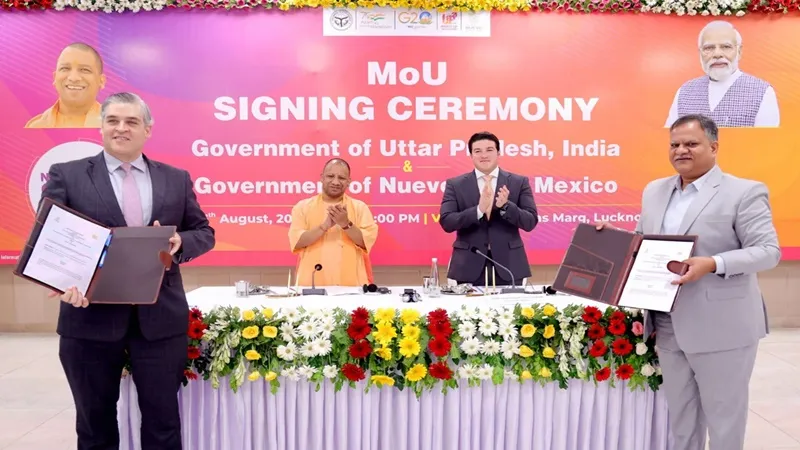 लखनऊ : पर्यटन, इन्फ्रास्ट्रक्चर, फार्मा सहित कई क्षेत्रों में यूपी और मैक्सिको के बीच हुआ एमओयू