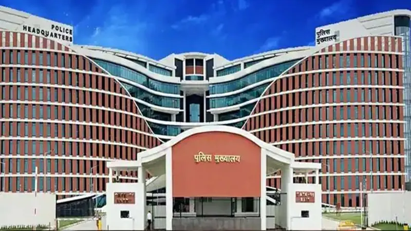 लखनऊ : पुलिस मुख्यालय परिसर में एनडीआरएफ जवानों ने लगाए पौधे