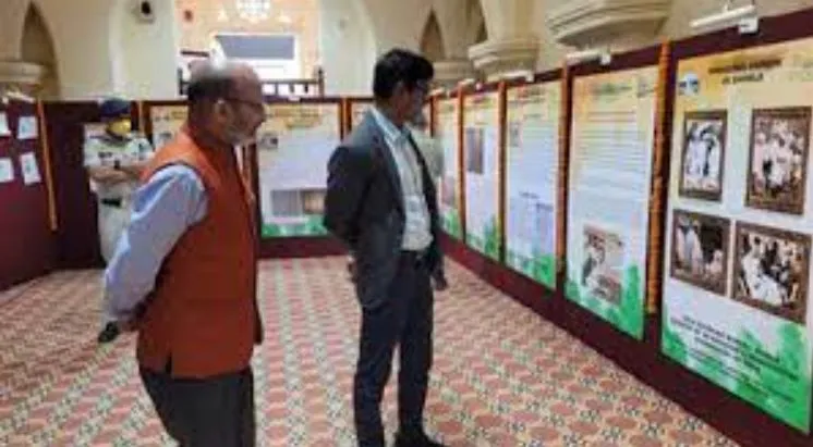 शिमला: गेयटी थियेटर में देश के विकास और आज़ादी के अमृतकाल पर लगी प्रदर्शनी