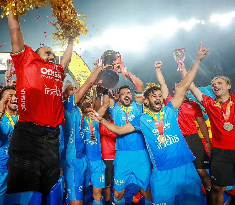 FIH World Ranking : भारत एशियाई चैंपियंस ट्रॉफी में जीत के बाद एफआईएच रैंकिंग में तीसरे स्थान पर पहुंचा