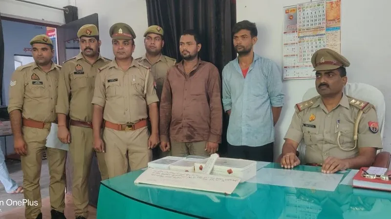 अमरोहा: मुरादाबाद के कपड़ा व्यापारी से लूट का खुलासा, दो आरोपी गिरफ्तार