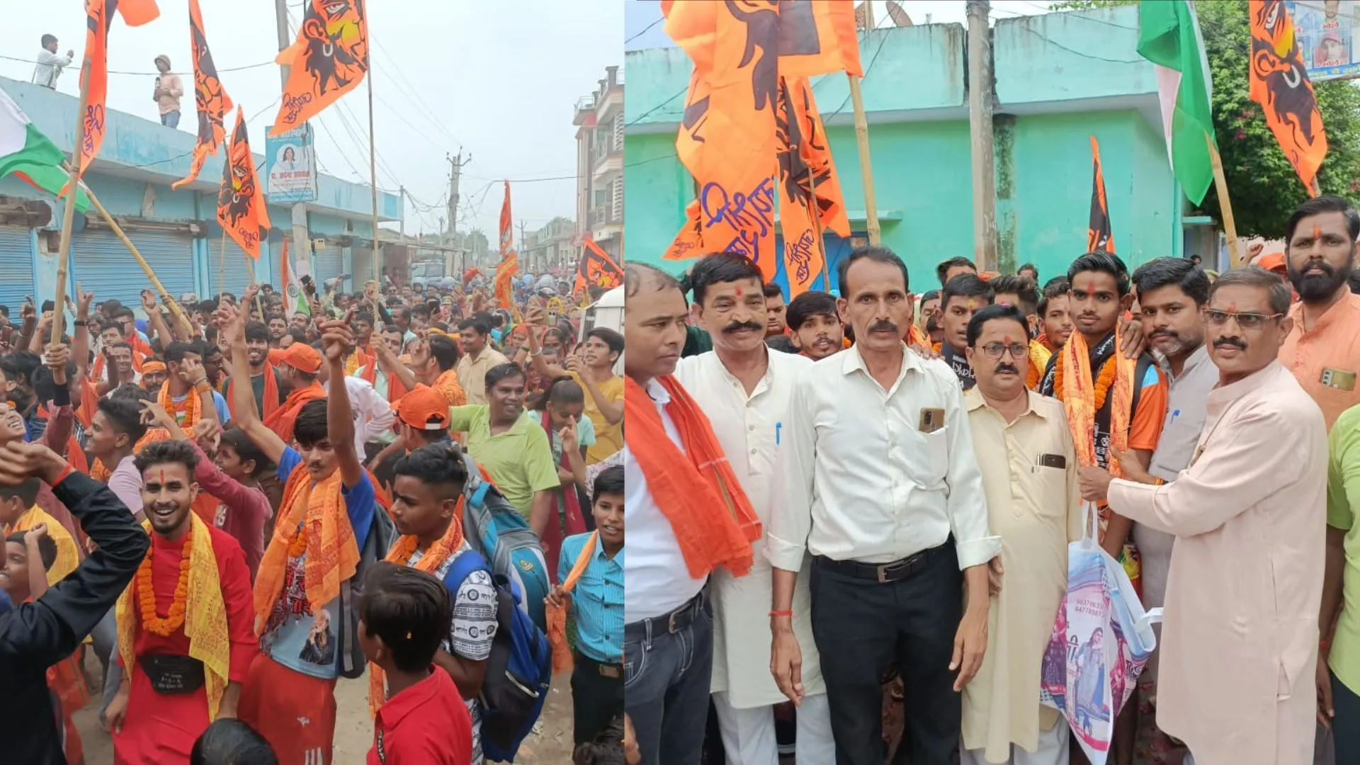 बरेली: तिलियापुर से निकली कांवड़ यात्रा, मुस्लिमों ने शिवभक्तों पर बरसाए फूल