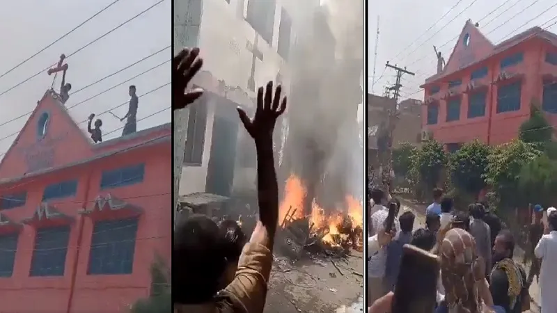 Pakistan : फैसलाबाद में कट्टरपंथियों ने कई चर्चों में की तोड़फोड़, बिशप ने मांगी सुरक्षा