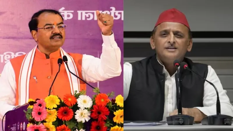 लखनऊ: केशव प्रसाद मौर्य ने अखिलेश यादव पर कसा तंज, कहा- जन समस्याओं की जगह उन्हें गाय और सांड नजर आते है