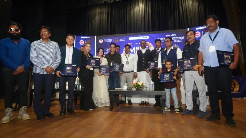 लखनऊ: MSME उद्यमी सम्मान समारोह के Season-5 में 11 विभूतियों को किया गया सम्मानित