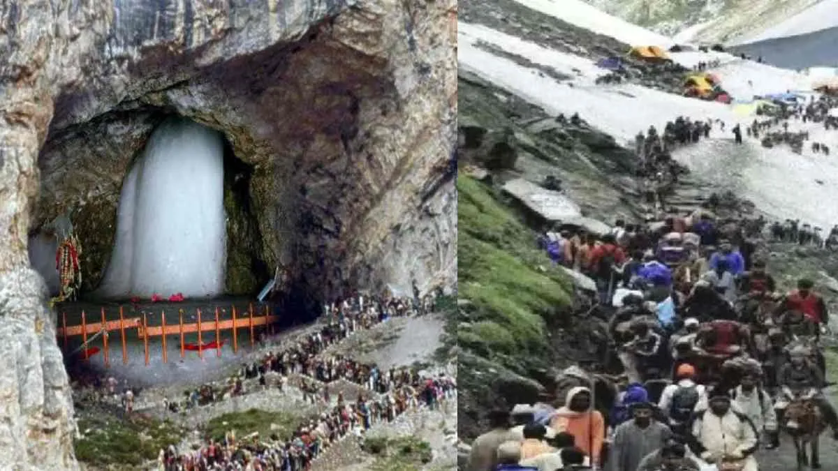 भूस्खलन से जम्मू-श्रीनगर राष्ट्रीय राजमार्ग बाधित, अमरनाथ तीर्थयात्रियों का जत्था रोका गया 