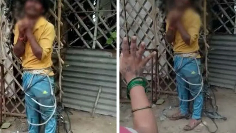 Kanpur: वो रो-रोकर रहम की भीख मांगता रहा… आरोपियों का नहीं पसीजा दिल, रस्सी से बांधकर पीटते रहे, Video Viral