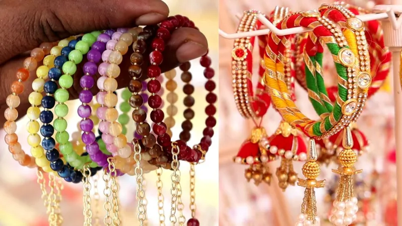 Rakshabandhan 2023 लखनऊ में रक्षाबंधन के त्योहार पर सजे बाजार भाई भौजाई राखी की बढ़ी डिमांड (5)