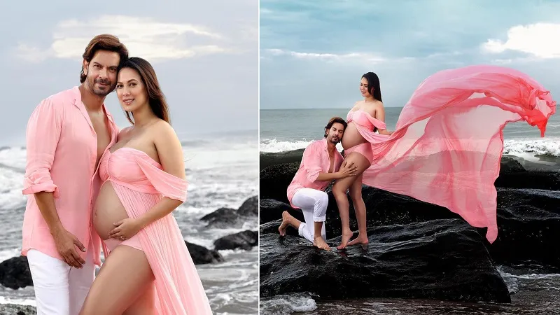 Keith Sequeira-Rochelle Rao : बेबी बंप फ्लॉन्ट करते हुए पति संग रोमांटिक हुईं रोशेल राव, लुक ने खींचा सबका ध्यान 