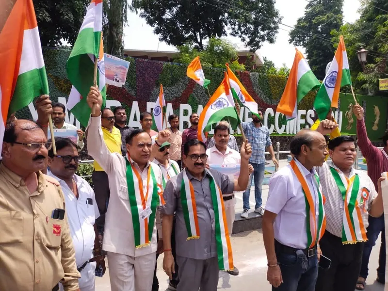 मुरादाबाद : हर घर तिरंगा अभियान को सफल बनाने के लिए निकाली रैली