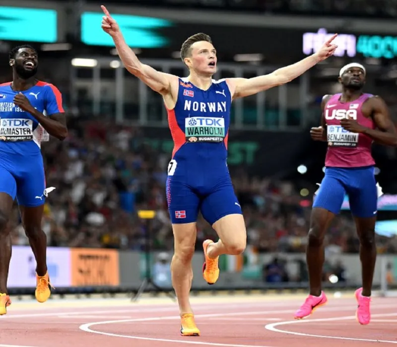 World Athletics Championships : कार्स्टन वारहोम की खिताबी हैट्रिक, पोल वॉल्ट के खिलाड़ियों ने फिर साझा किया स्वर्ण 