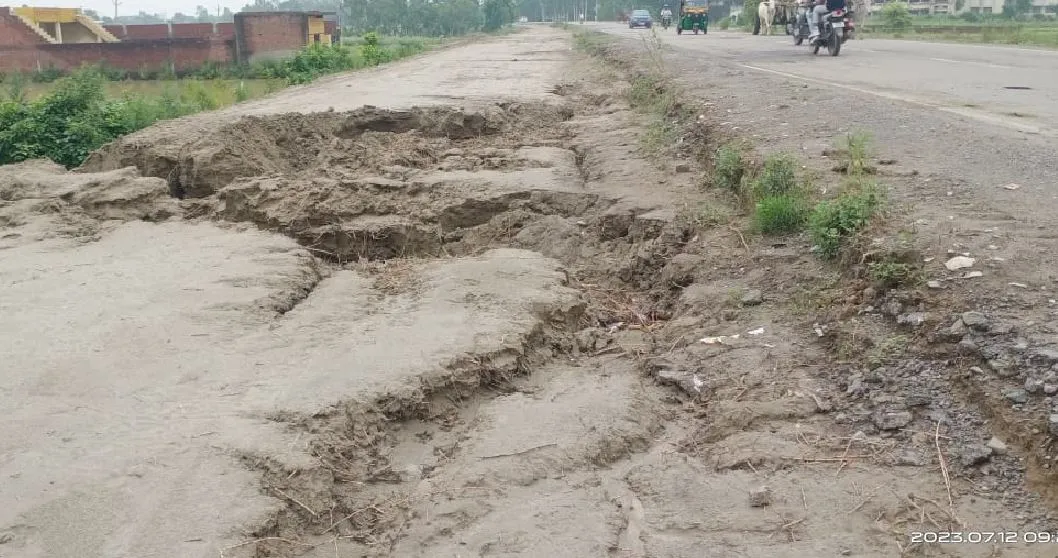 लालफाटक फोरलेन: फटकार पर एक हफ्ते पकड़ी रफ्तार फिर चलने लगे कछुआ चाल