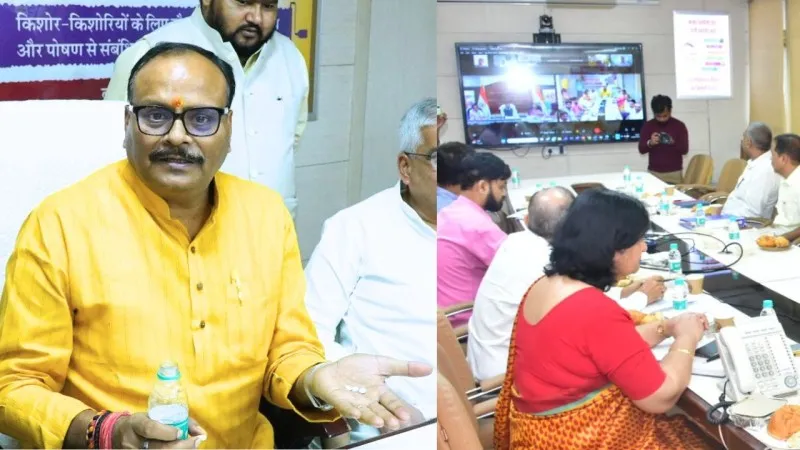 लखनऊ: फाइलेरिया से बचाव के लिए डिप्टी सीएम ब्रजेश पाठक ने की एमडीए अभियान की शुरुआत