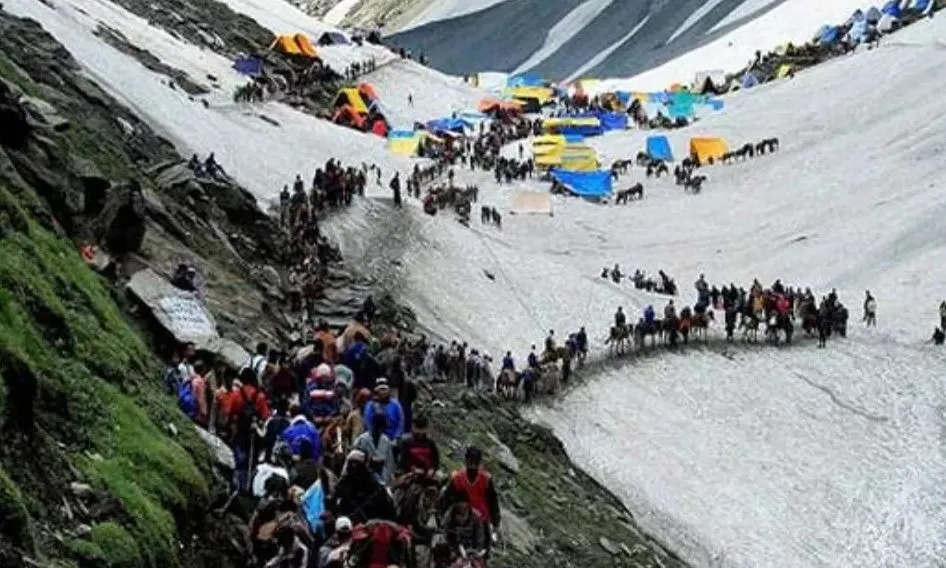 अमरनाथ यात्रा: जम्मू से 984 तीर्थयात्रियों का नया जत्था रवाना