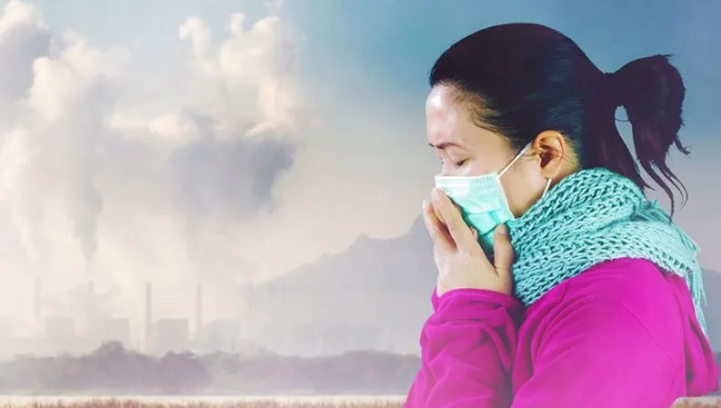 प्रदूषित हवा