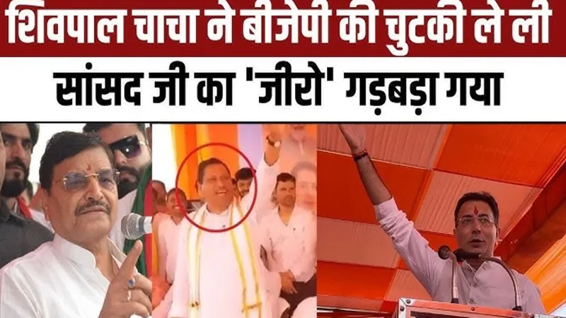 मंत्री जितिन प्रसाद के जीरो के फेर में फंसे भाजपा सांसद कठेरिया, शिवपाल ने ली चुटकी