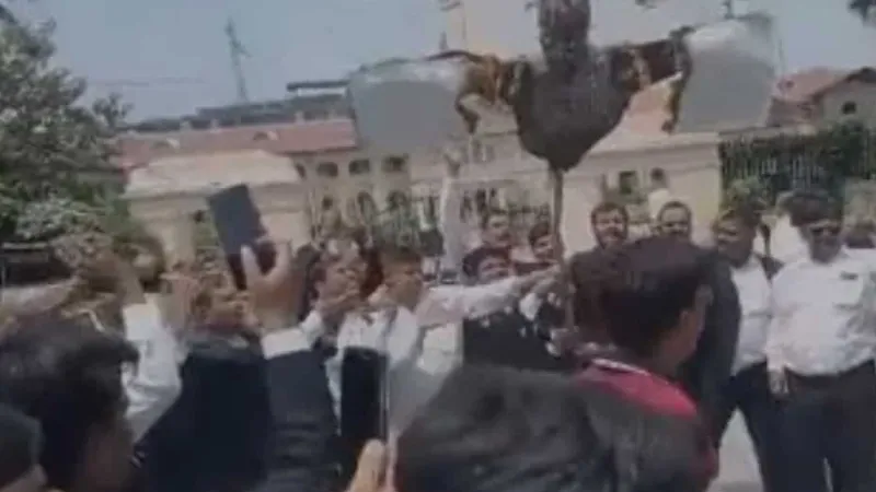 हापुड़ लाठीचार्ज : प्रयागराज में अधिवक्ताओं की हड़ताल से न्यायिक कार्य ठप 