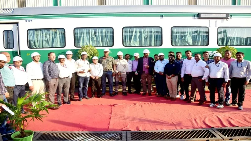 रायबरेली : मोजाम्बिक के प्रतिनिधि मण्डल ने रेल कोच फैक्ट्री का किया दौरा