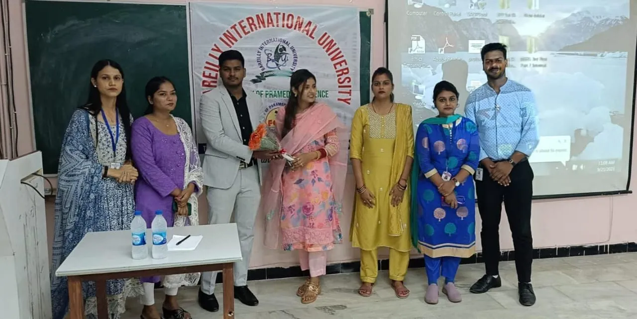 बरेली: कंट्रास्ट मीडिया को लेकर हुई मंत्रणा, बरेली इंटरनेशनल यूनिवर्सिटी के फैकल्टी ऑफ पैरामेडिकल साइंसेस में गेस्ट लेक्चर