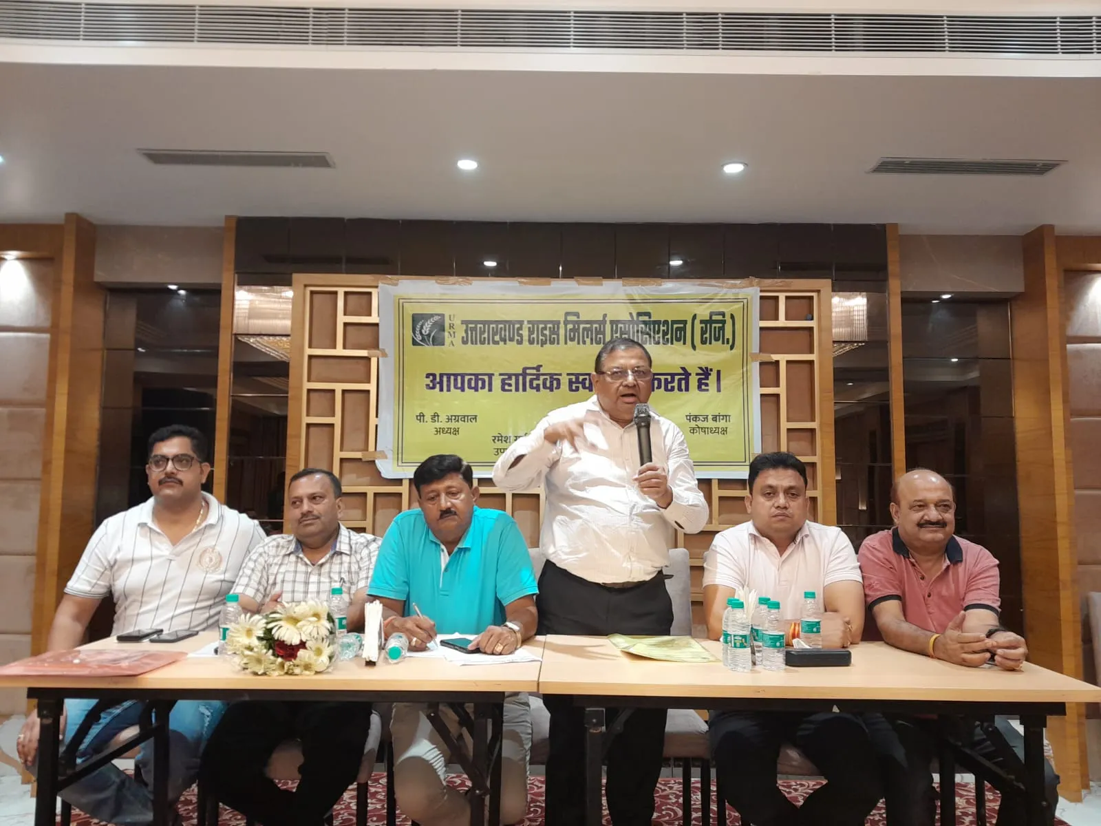 रुद्रपुर: राइस मिलर्स ने किया धान खरीद नीति का विरोध