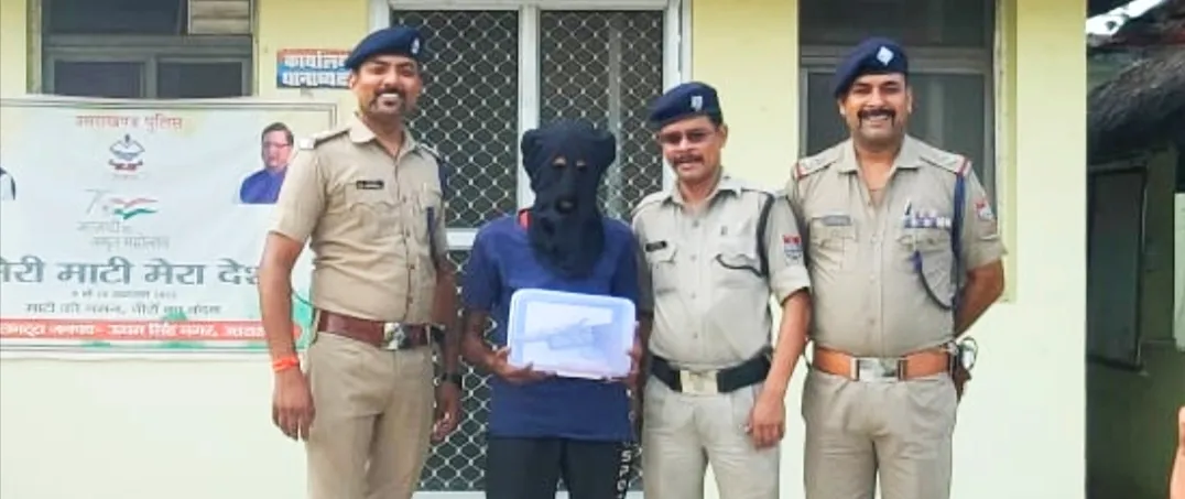 किच्छा: गौ मांस तस्कर और पुलिस की मुठभेड़ ,  तीसरा फायर झोंकने से पहले पुलिस ने दबोचा