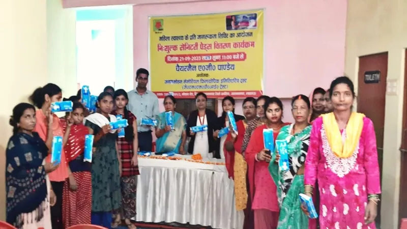 महिला स्वास्थ्य : सेनेटरी पैड्स के प्रति जागरूकता शिविर आयोजित
