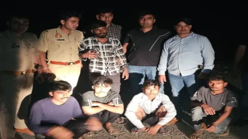 आगरा पुलिस को मिली बड़ी सफलता, मुठभेड़ में मिर्ची गैंग के 5 बदमाश गिरफ्तार 