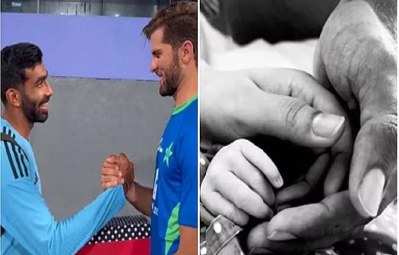 VIDEO : पिता बनने पर Jasprit Bumrah को Shaheen Afridi ने दिया खास तोहफा, कहा- अल्लाह 'शहजादे' को हमेशा खुश रखे