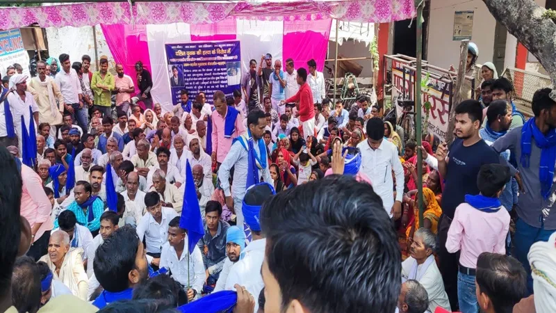 बहराइच: कैसरगंज सीओ कार्यालय में भीम आर्मी का अनिशितकालीन धरना शुरू, जानें मामला