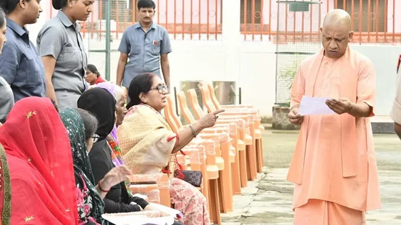 गोरखपुर: जनता दर्शन में बोले सीएम योगी- गंभीरता से हो समस्याओं का निराकरण