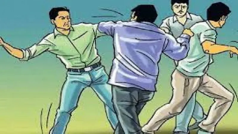बिजनौर: डाकखाने में सिक्योरिटी गार्ड और पुलिसकर्मी के बीच मारपीट, फायरिंग 