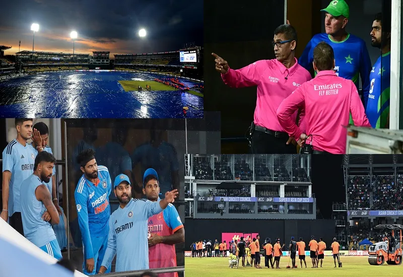 Asia Cup 2023 IND Vs PAK  : रोहित-गिल के बाद बरसे बादल, आज होगा आगे का खेल