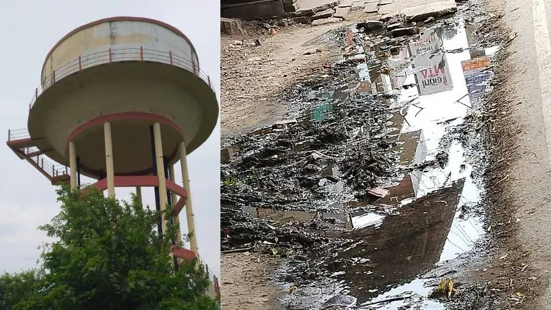 अयोध्या: जगह-जगह से लीक कर गईं पेयजल योजना की पाइपें, लोग परेशान 