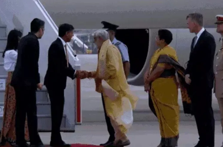 ब्रिटेन के PM ऋषि सुनक दिल्ली पहुंचे, G20 शिखर सम्मेलन में लेंगे हिस्सा