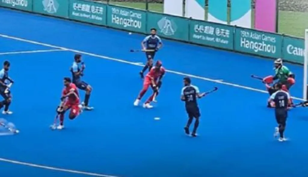Asian Games 2023: भारतीय पुरूष हॉकी टीम ने सिंगापुर को 16.1 से हराया 