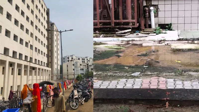 केजीएमयू के जिस इमारत में होता है अंग प्रत्यारोपण, उसकी पार्किंग में संक्रमण का खतरा