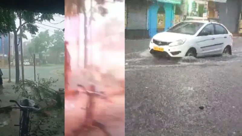 बहराइच: भारी बारिश से जनजीवन अस्त व्यस्त, घरों में घुसने लगा पानी